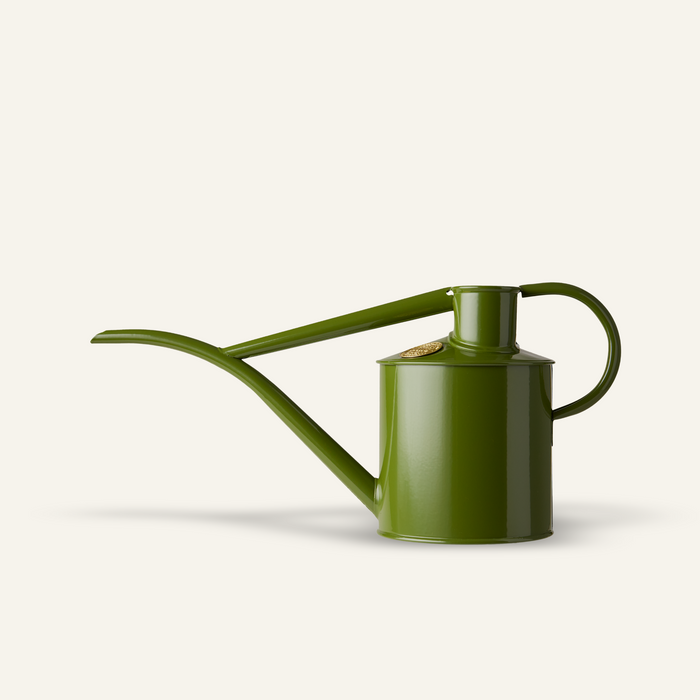 haws The Fazeley Flow - Fern Green - Two Pint Indoor Metal Watering Can