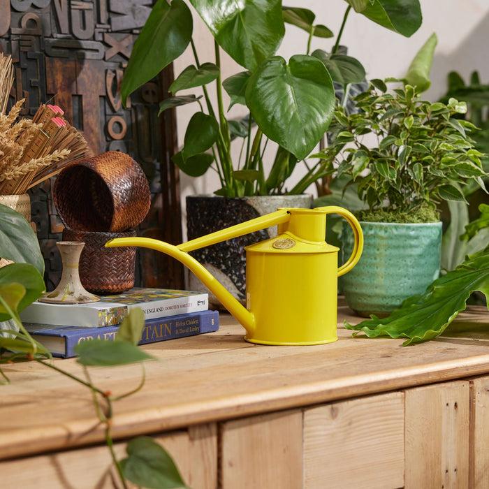 Haws The Fazeley Flow - Fern Green - Two Pint Indoor Metal Watering Can