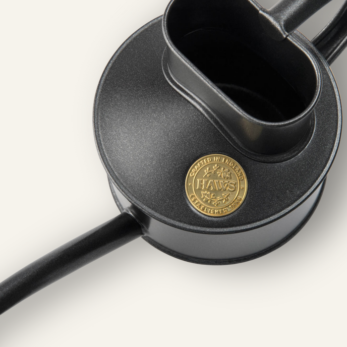 Haws The Fazeley Flow Graphite - One Pint Indoor Metal Watering Can