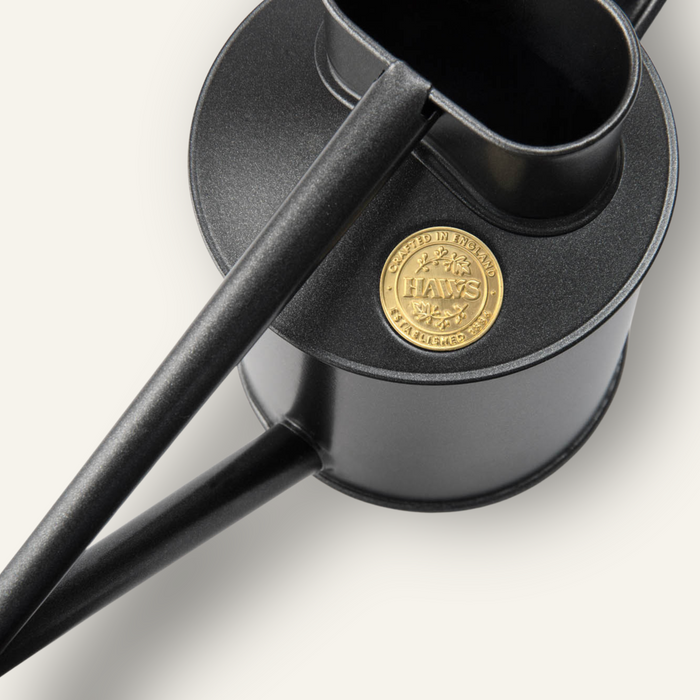 Haws The Fazeley Flow Graphite - Two Pint Indoor Metal Watering Can