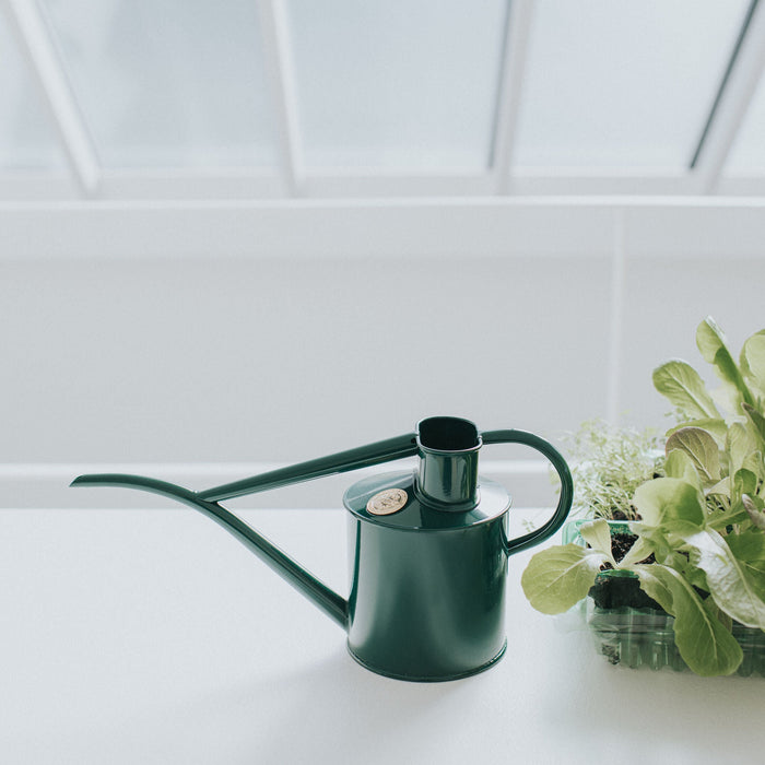 Haws The Fazeley Flow Green - Two Pint Indoor Metal Watering Can