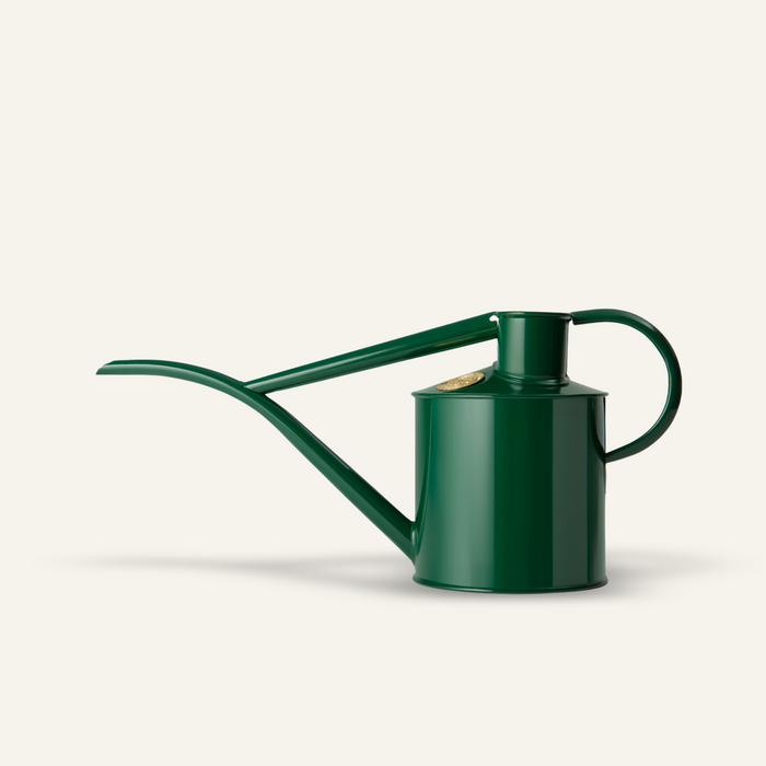 haws The Fazeley Flow Green - Two Pint Indoor Metal Watering Can
