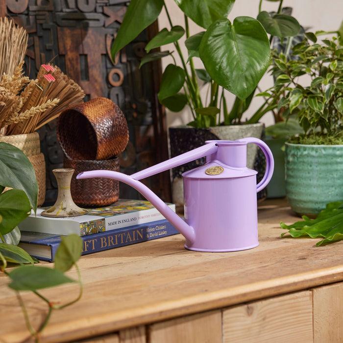 Haws The Fazeley Flow - Misty Lilac - Two Pint Indoor Metal Watering Can