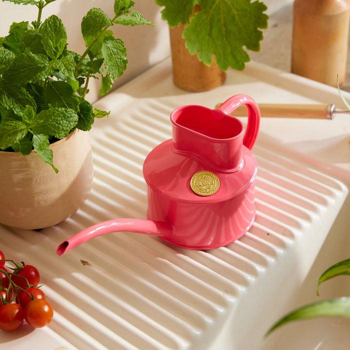 Haws The Fazeley Flow Peppercorn Pink - One Pint Indoor Metal Watering Can