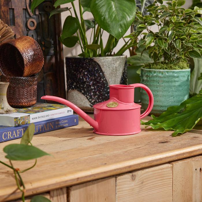 Haws The Fazeley Flow Peppercorn Pink - One Pint Indoor Metal Watering Can