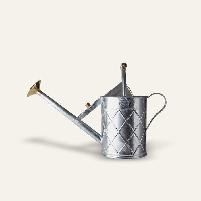 haws The Hockley Heritage HDG - 2 Gallon Galvanised Outdoor Metal Watering Can