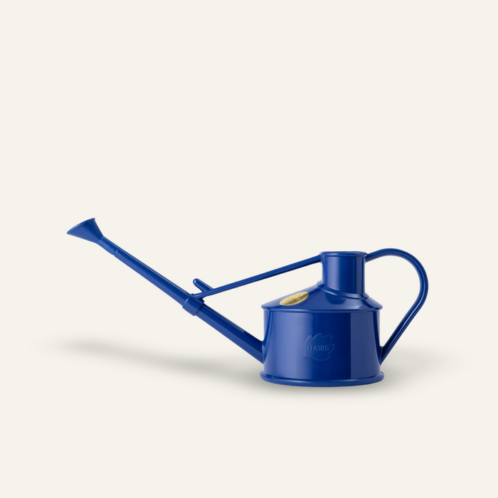 haws The Langley Sprinkler Blue - One Pint Indoor Plastic Watering Can