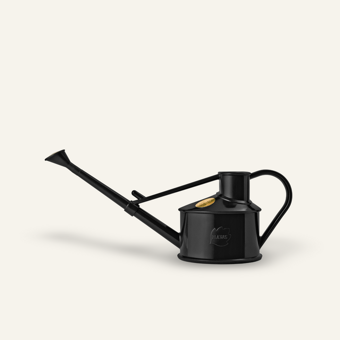 Haws The Langley Sprinkler Recycled Black - One Pint Indoor Plastic Watering Can