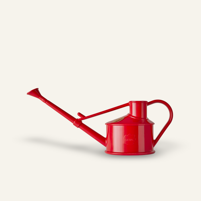 haws The Langley Sprinkler Red - One Pint Indoor Plastic Watering Can