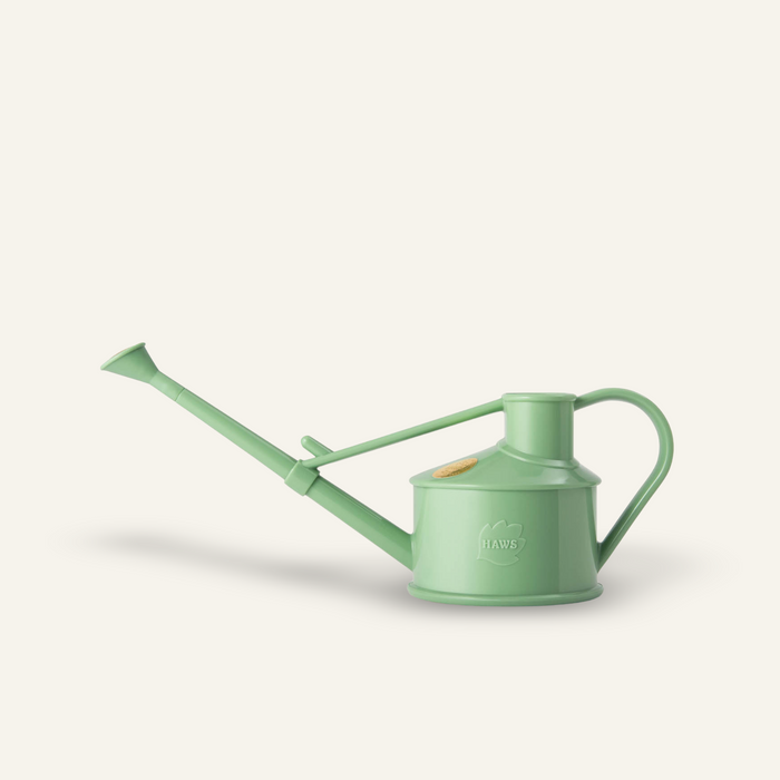 haws The Langley Sprinkler Sage - One Pint Indoor Plastic Watering Can