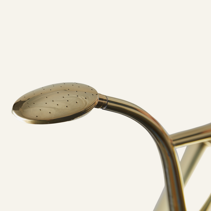 Haws The Rowley Ripple Brass - Two Pint Indoor Metal Watering Can