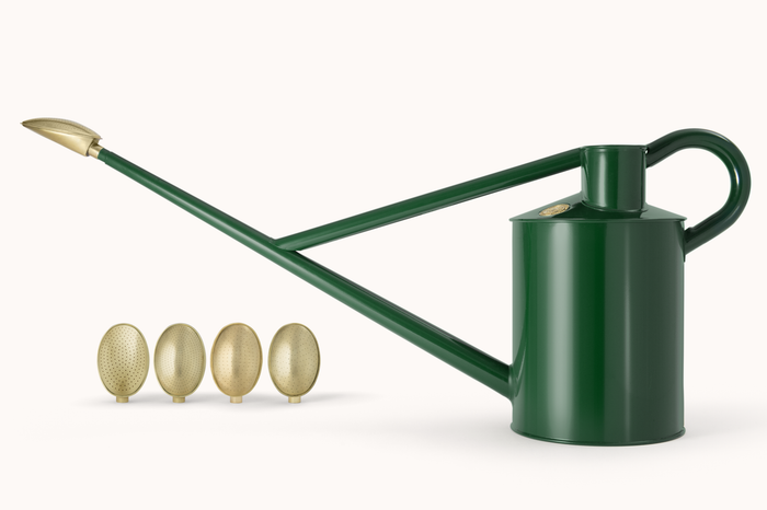 haws The Warley Fall - Green - Bedding Kit - Two Gallon Outdoor Metal Watering Can