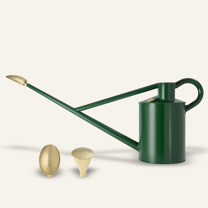 Haws The Warley Fall - Green - Starter Kit - Two Gallon Outdoor Metal Watering Can