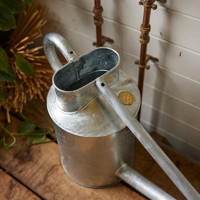 Haws The Warley Fall HDG - Two Gallon Galvanised Outdoor Metal Watering Can