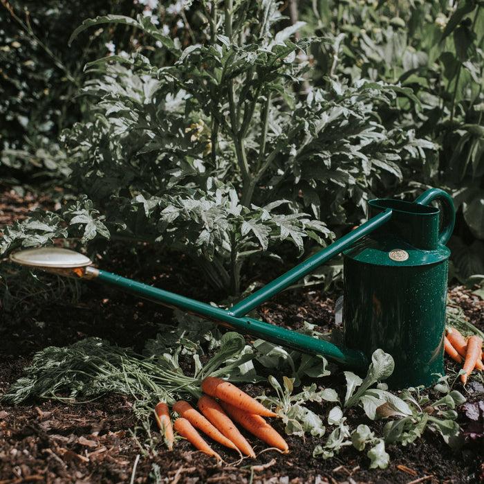 Haws The Warley Fall HDG - Two Gallon Green Outdoor Metal Watering Can