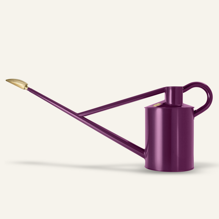 Haws The Warley Fall HDG - Two Gallon - Purple Royale Outdoor Metal Watering Can