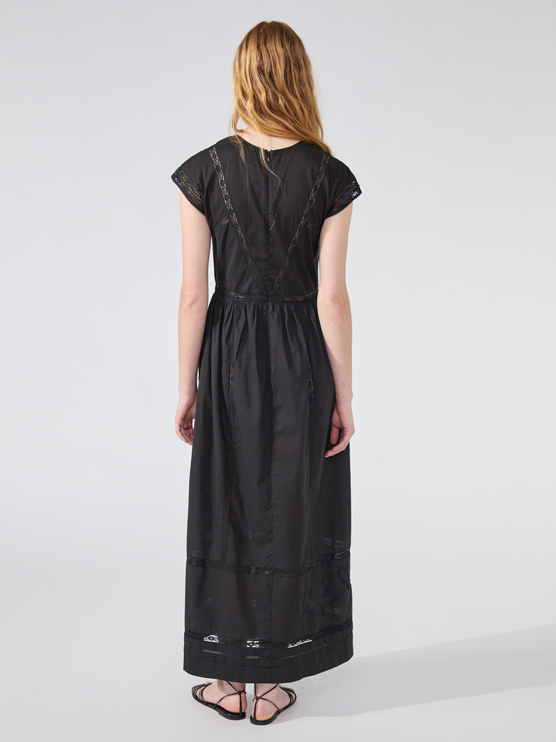 Hayley Menzies August Cut Out Embroidered Maxi Dress