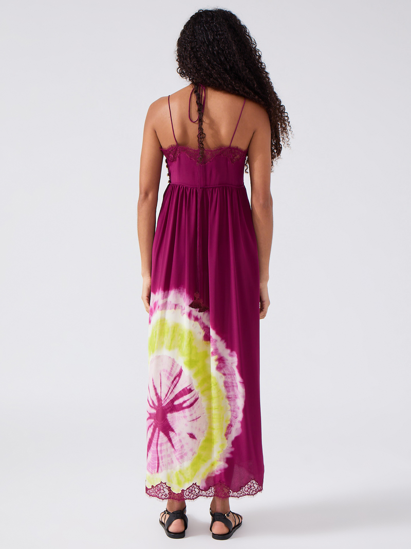 Hayley Menzies Ashley Silk Dress Magenta