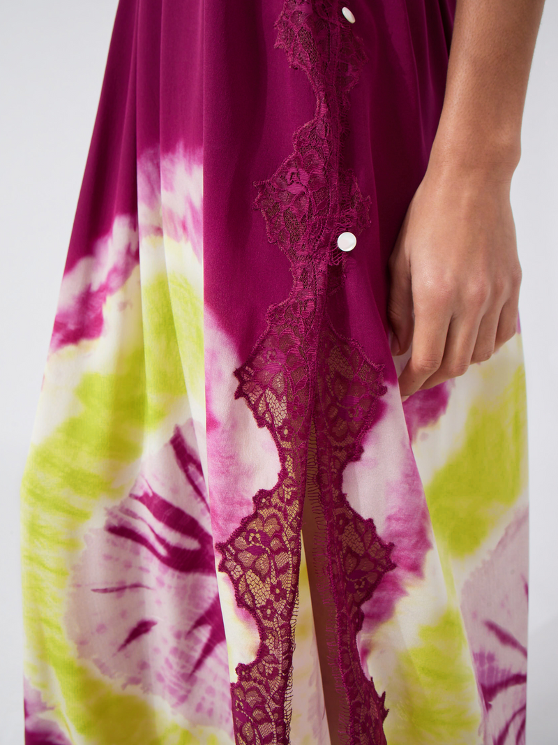 Hayley Menzies Ashley Silk Dress Magenta