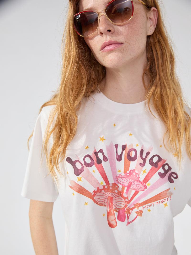 Hayley Menzies Bon Voyage T-Shirt White