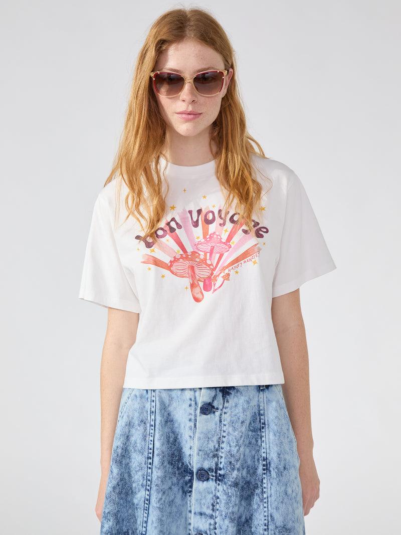 Hayley Menzies Bon Voyage T-Shirt White