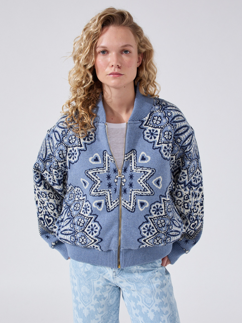 hayley menzies Dalton Bomber Blue