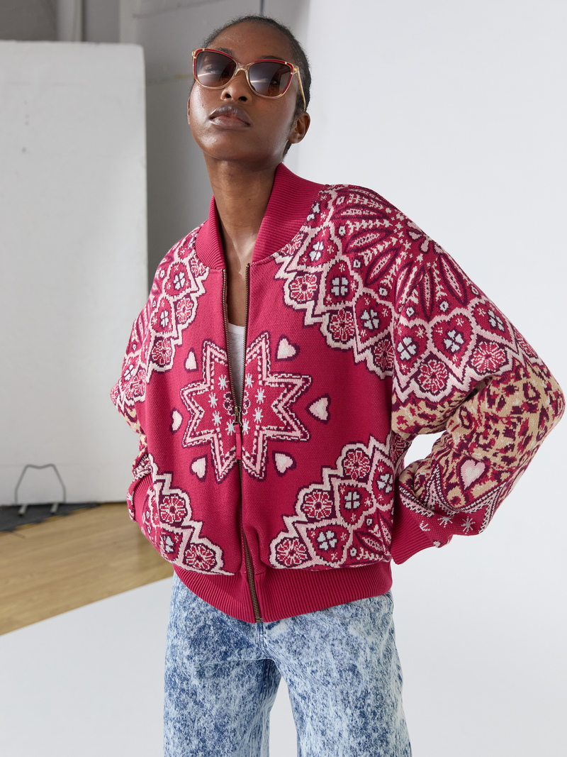 Hayley Menzies Dalton Bomber Red