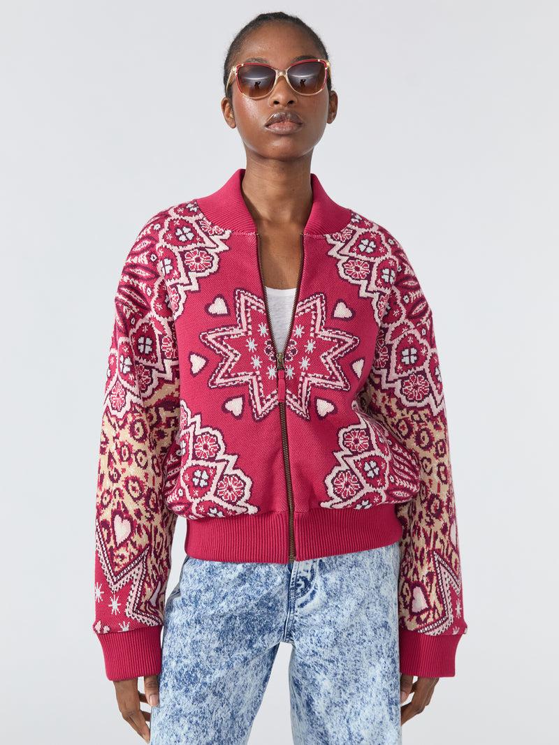 hayley menzies Dalton Bomber Red