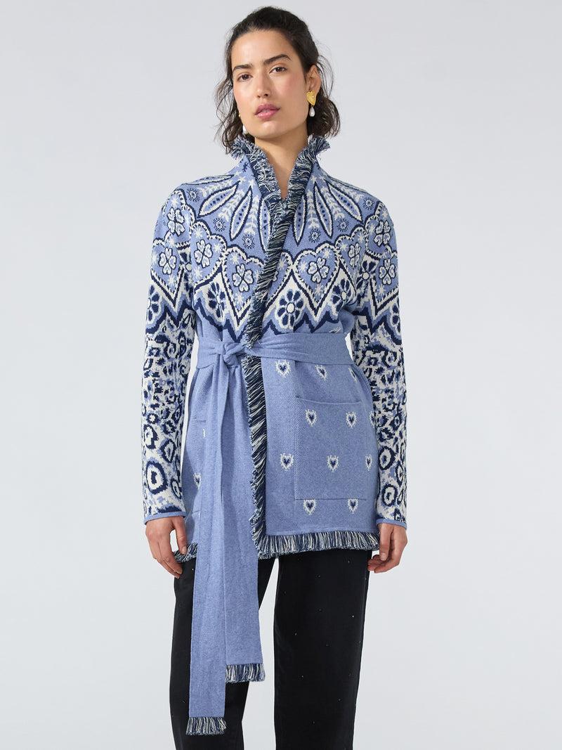 hayley menzies Dalton Cardigan Blue