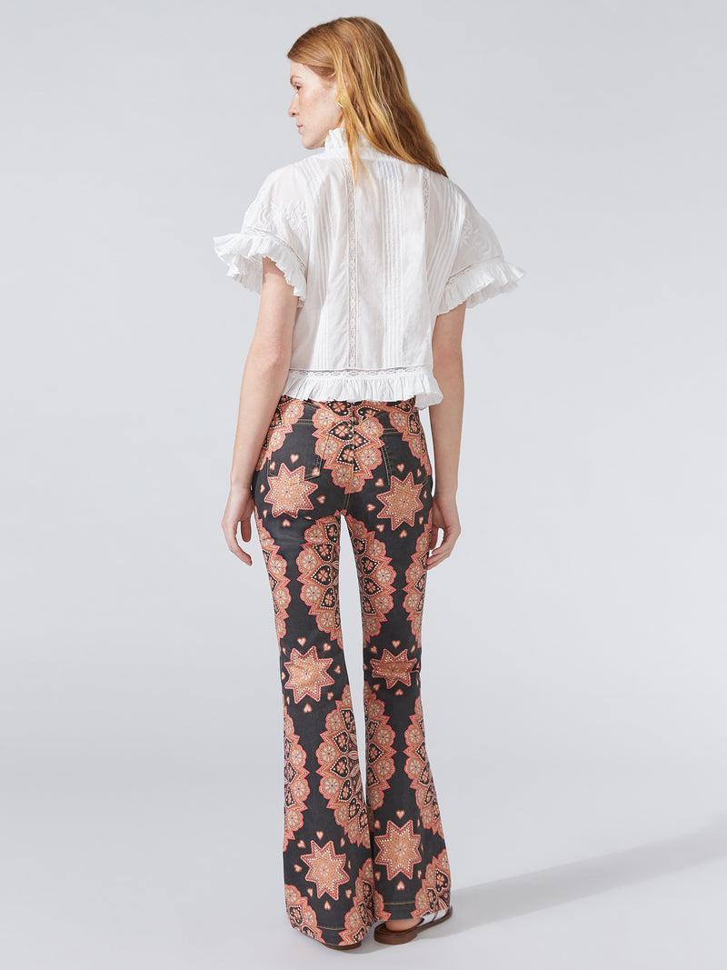 Hayley Menzies Dalton Flare Jeans Black