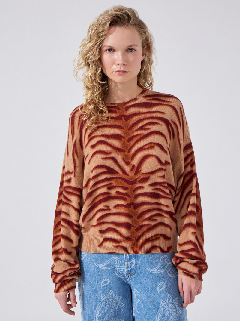 hayley menzies Debbie Cashmere Jumper Camel