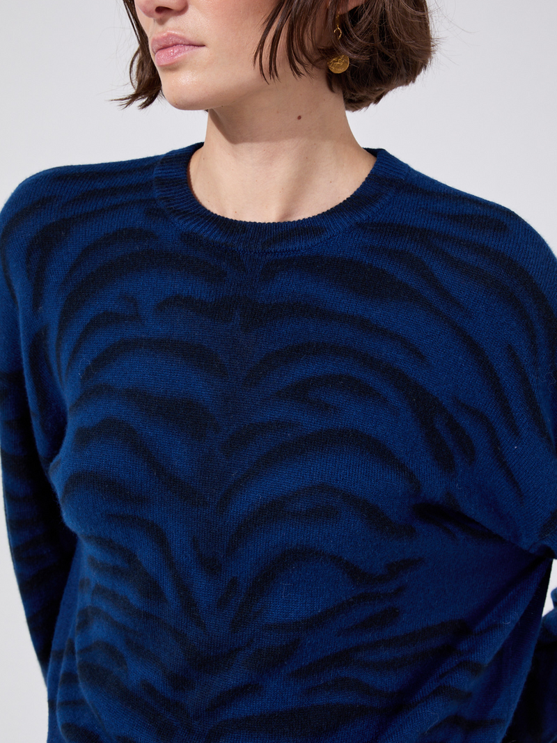 Hayley Menzies Debbie Cashmere Jumper Navy