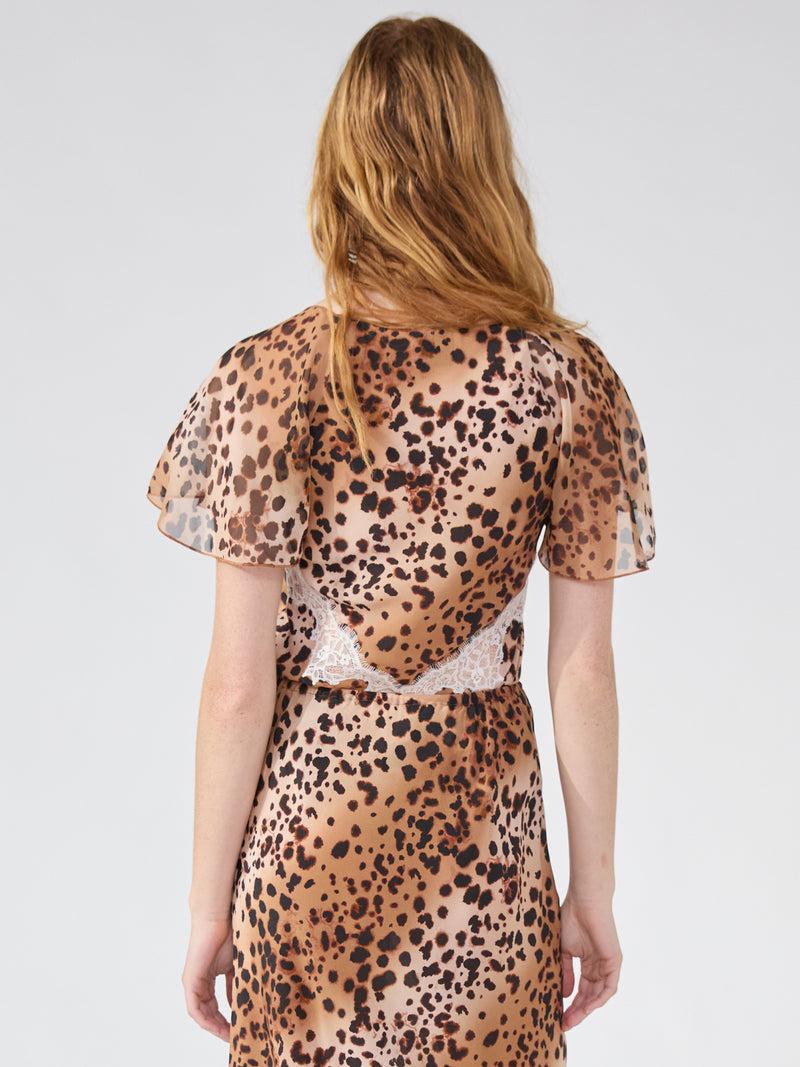 Hayley Menzies Golborne Flutter Sleeve Top