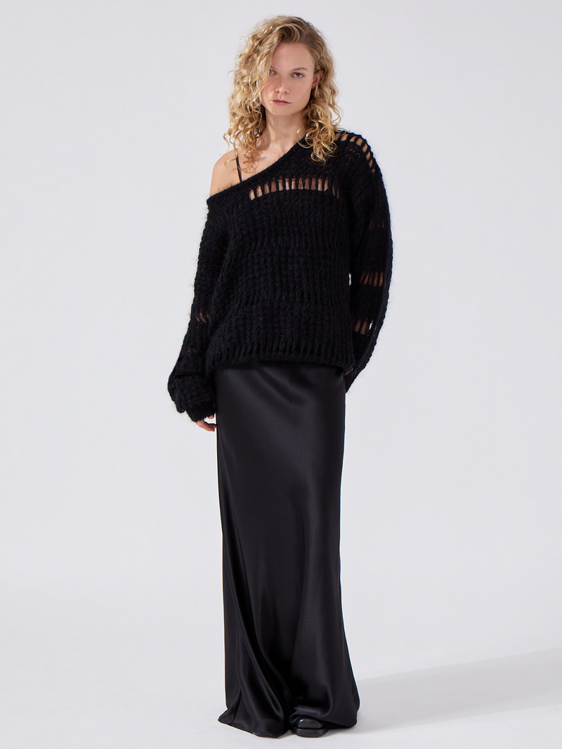 Hayley Menzies Gwen Alpaca Jumper Black