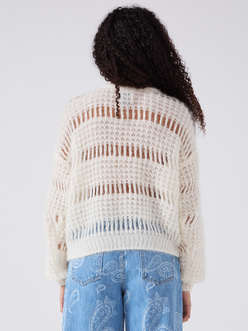 Hayley Menzies Gwen Alpaca Jumper Cream