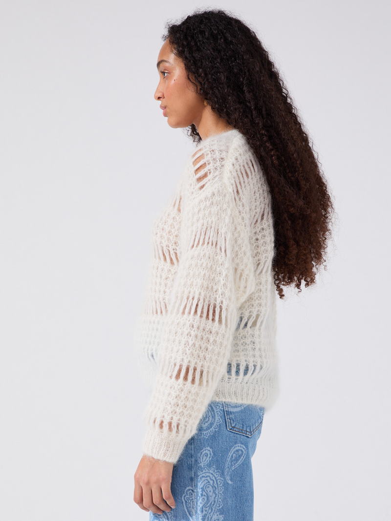 Hayley Menzies Gwen Alpaca Jumper Cream