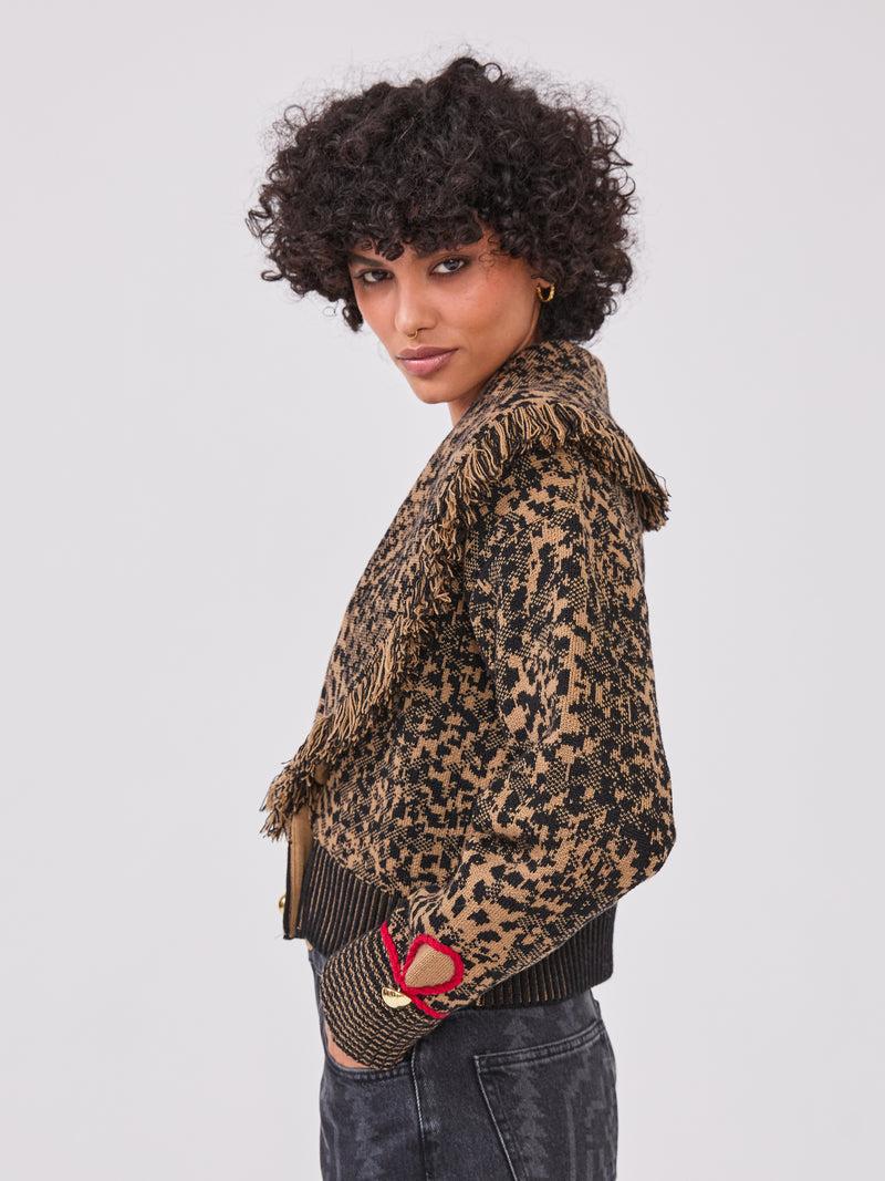 Hayley Menzies Hari Merino Bomber Camel