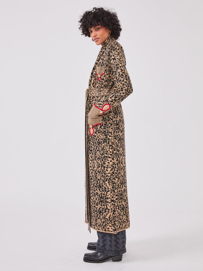 Hayley Menzies Hari Merino Coat Camel