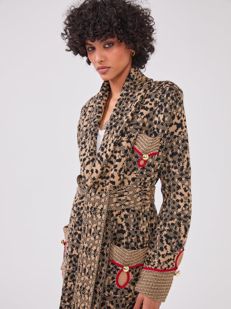 Hayley Menzies Hari Merino Coat Camel