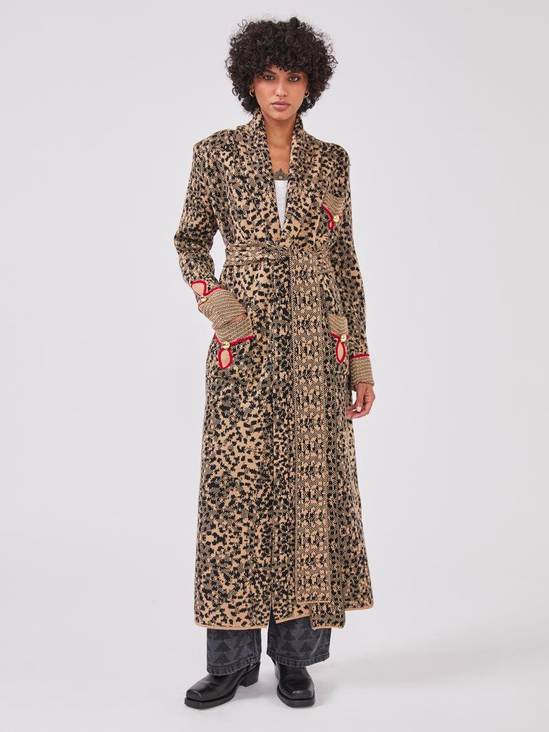 hayley menzies Hari Merino Coat Camel