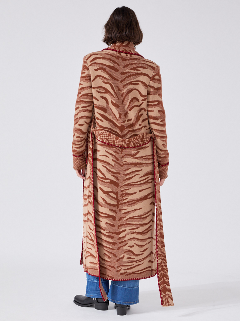 Hayley Menzies Henri Merino Coat Camel