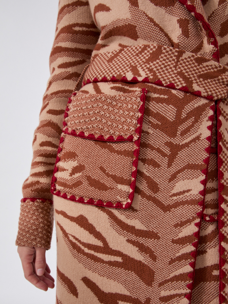 Hayley Menzies Henri Merino Coat Camel