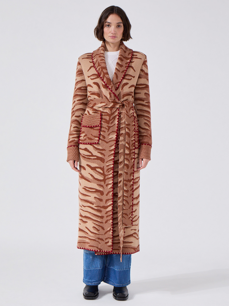 hayley menzies Henri Merino Coat Camel