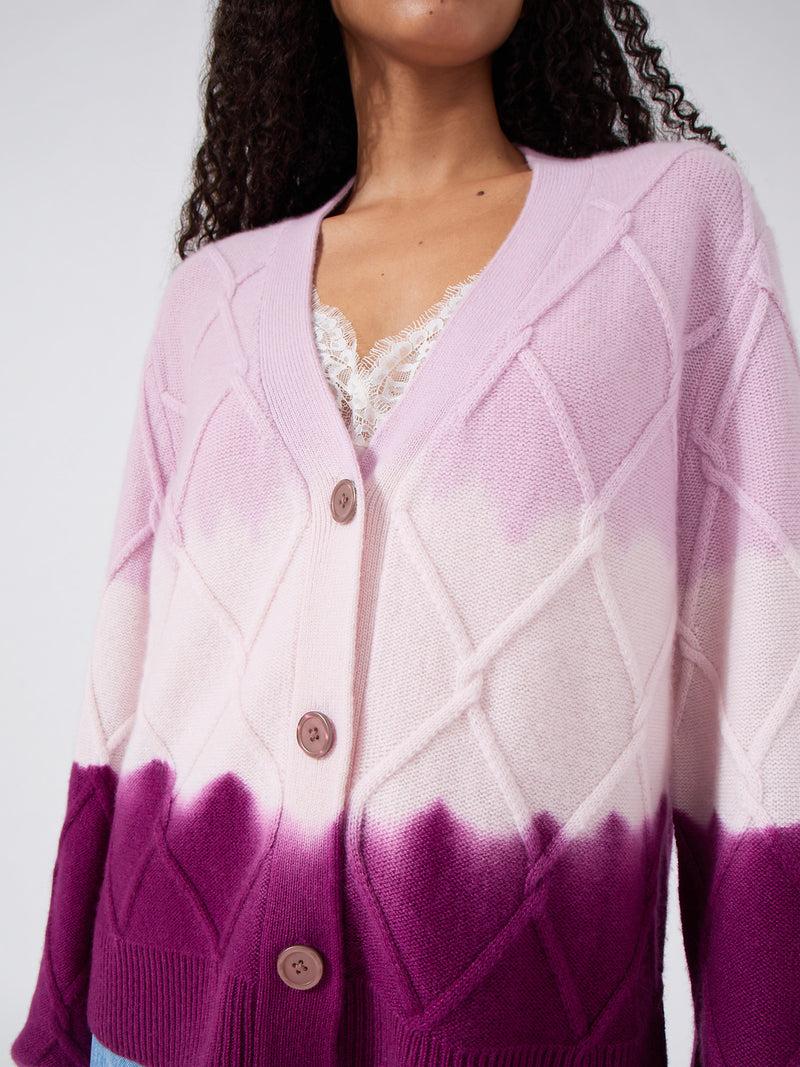 Hayley Menzies Janis Cashmere Cardigan Multi