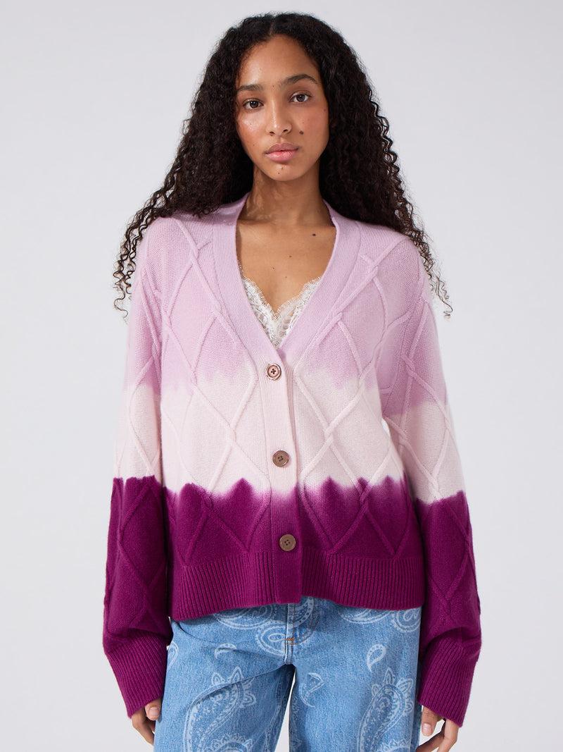 hayley menzies Janis Cashmere Cardigan Multi