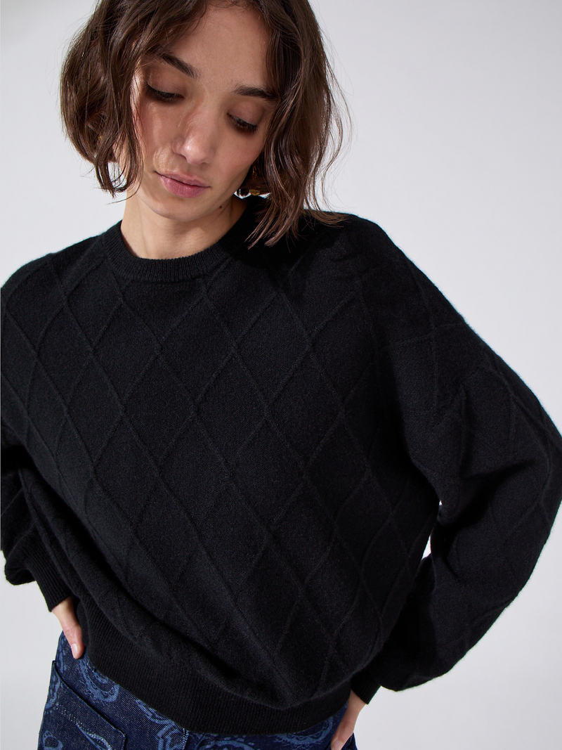 Hayley Menzies Janis Cashmere Jumper Black