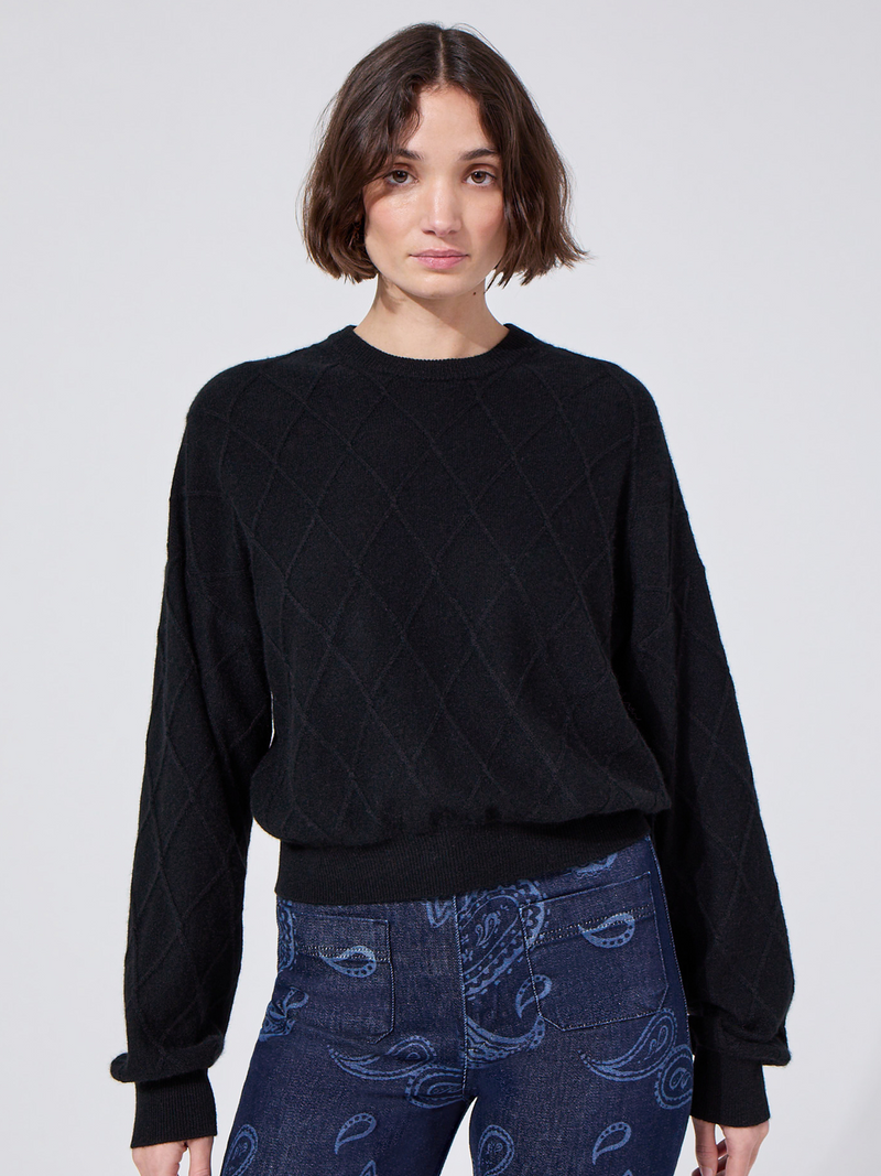 hayley menzies Janis Cashmere Jumper Black