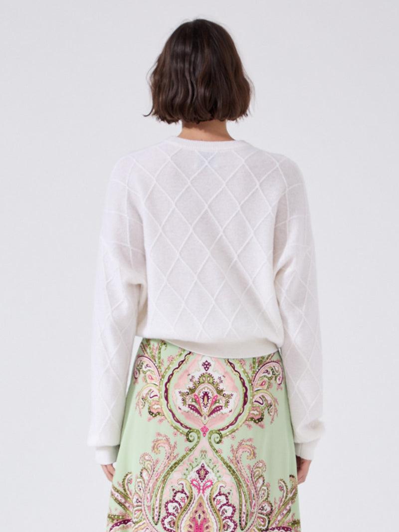 Hayley Menzies Janis Cashmere Jumper Cream