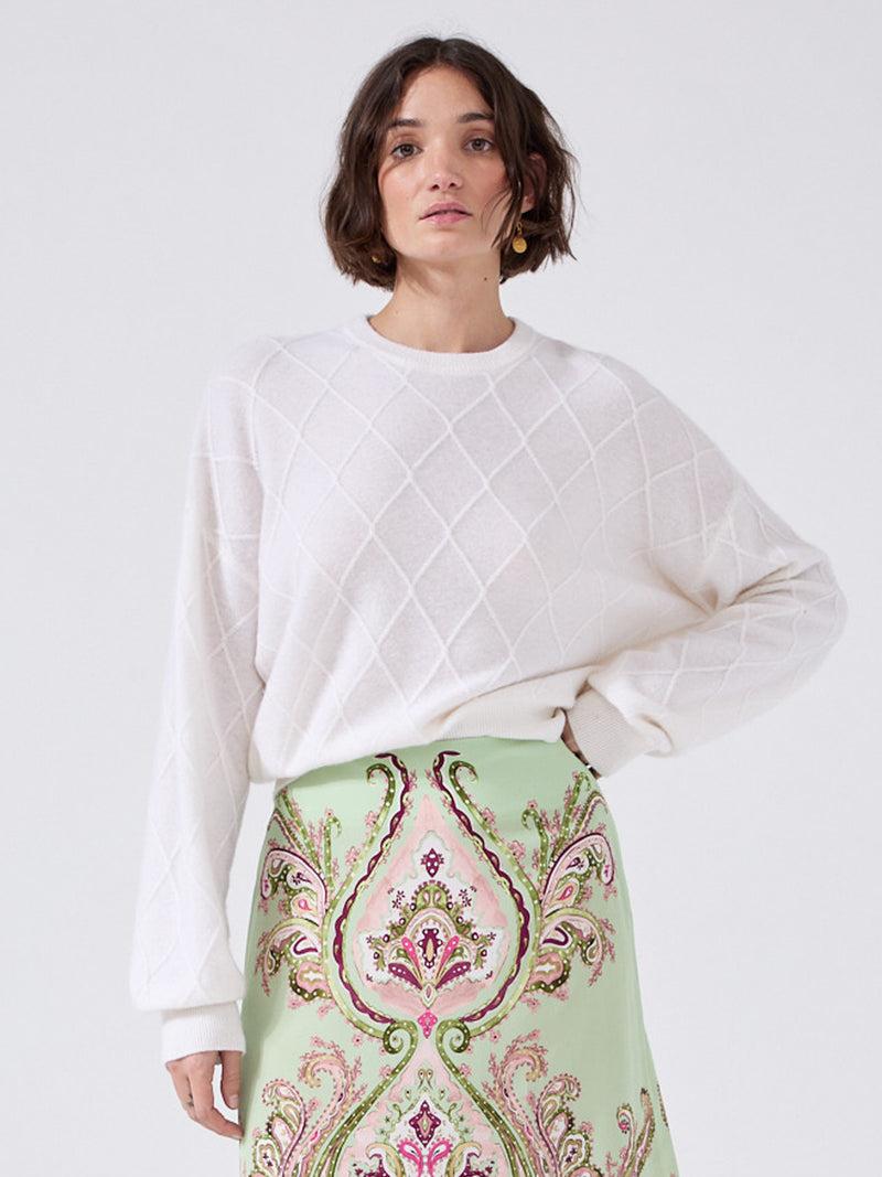 hayley menzies Janis Cashmere Jumper Cream