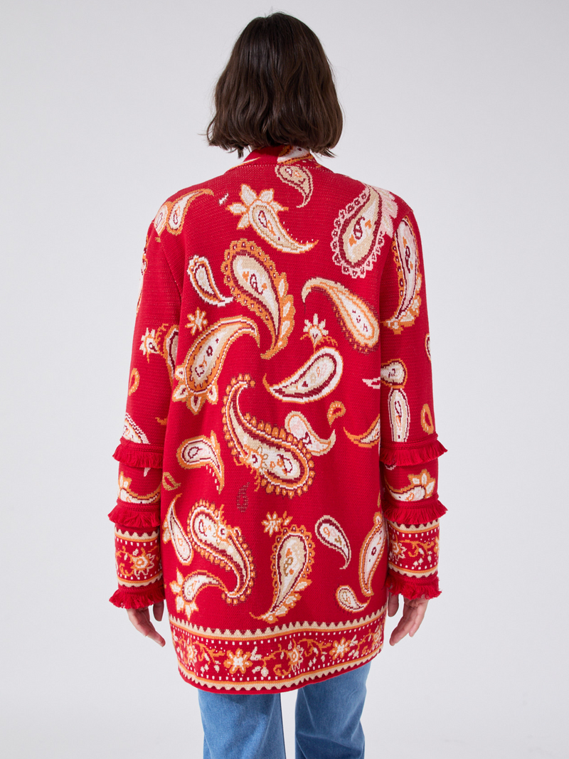 Hayley Menzies Jimi Cardigan Red